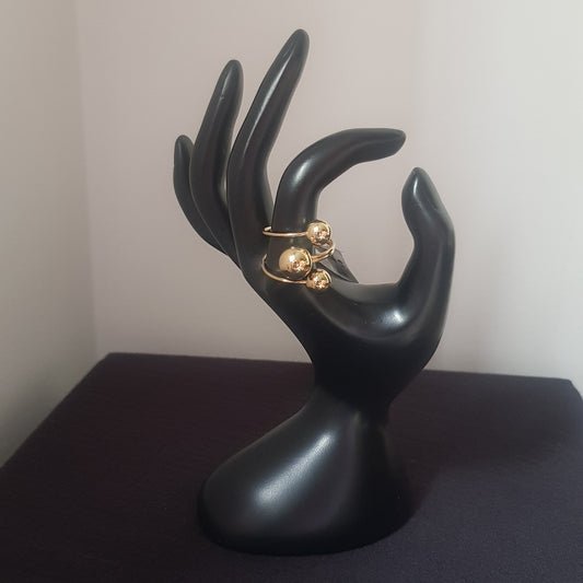 Bague TAYA – Acier inoxydable doré